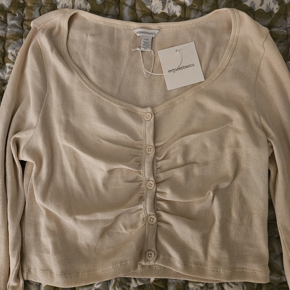 NWT Organic Basics crop top - Picture 3 of 7